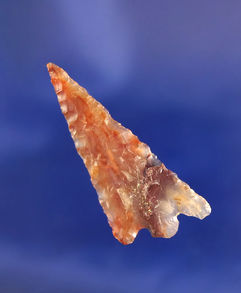 1 7/16" Columbia Plateau made from beautiful multicolored agate found in Klickitat Co., Washington.