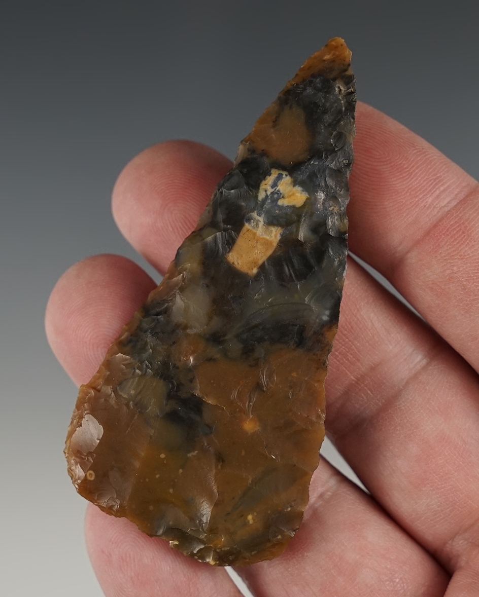 Beveled 3" Knife found in Sweetwater Co., Wyoming. Made from beautiful material.