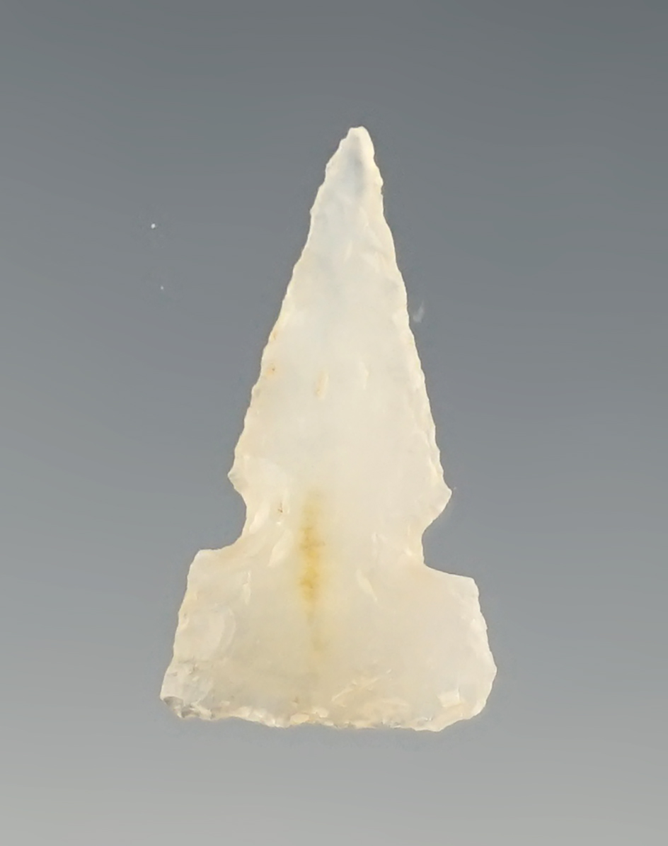 15/16" Notched Triangle Arrow Point found in New Mexico.