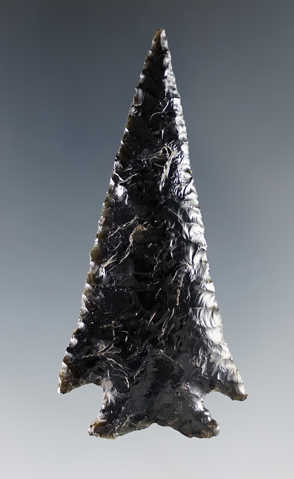 2 5/8" Elko that is exceptionally well flaked - minor restoration to one basal corner. Nevada.