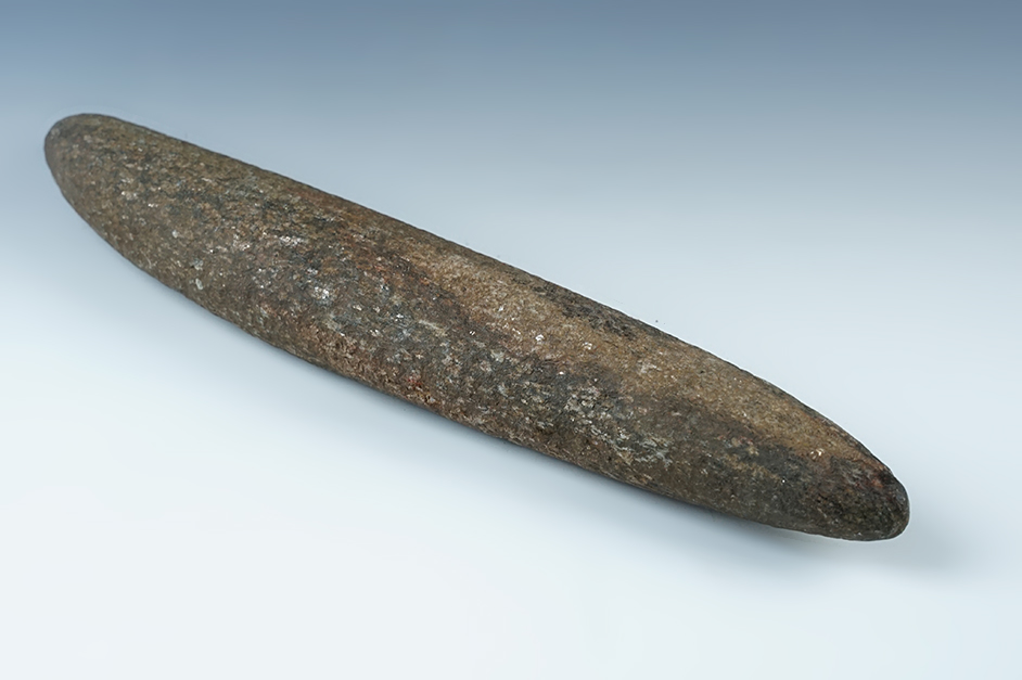 14 3/8 Roller Pestle found in Southern Illinois. Nicely colored and well patinated.