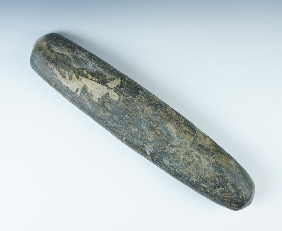 Well patinated 14 3/4" Roller Pestle found in the Midwestern U.S.