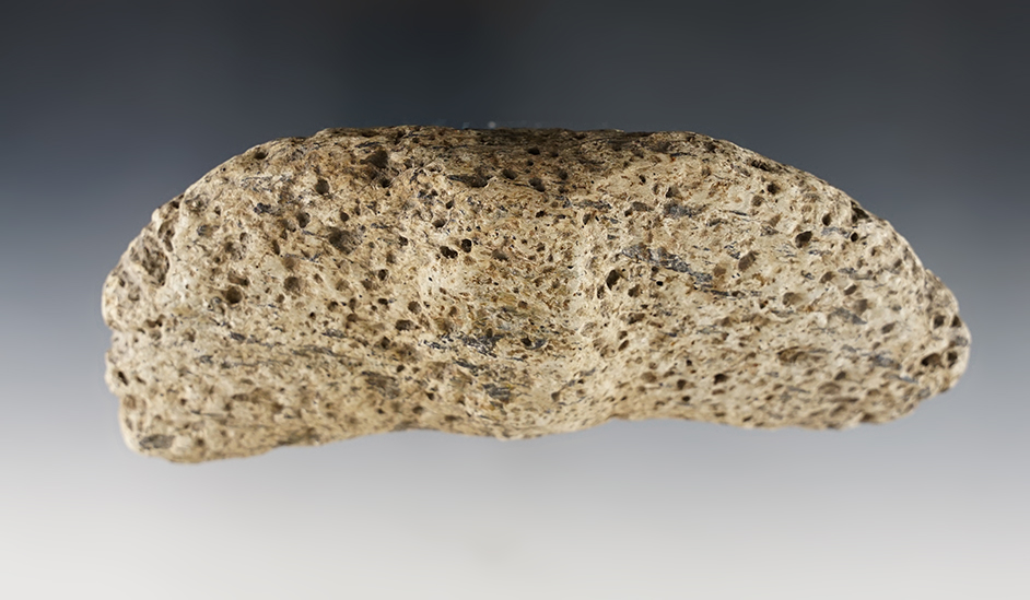 Nice 6 1/16" Bannerstone Preform - Eastern U.S. Ex. Walter Dudkewitz. Bennett COA.