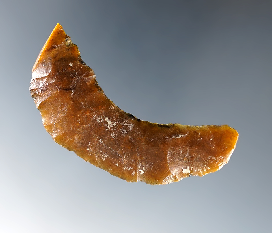 2 1/16" nicely patinated Paleo Crescent - Northern Nevada.