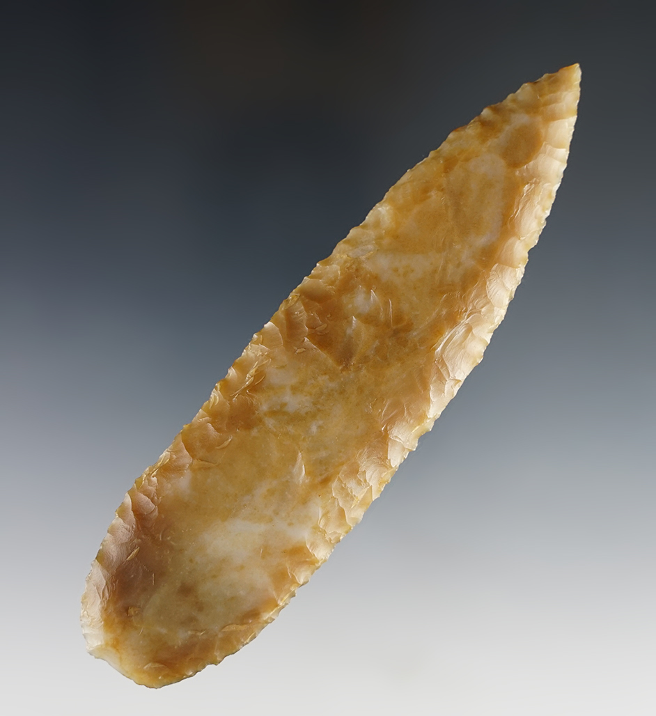 Incredible 5 3/16" Archaic Knife - Humboldt Co., Nevada. Comes with a Stermer COA.