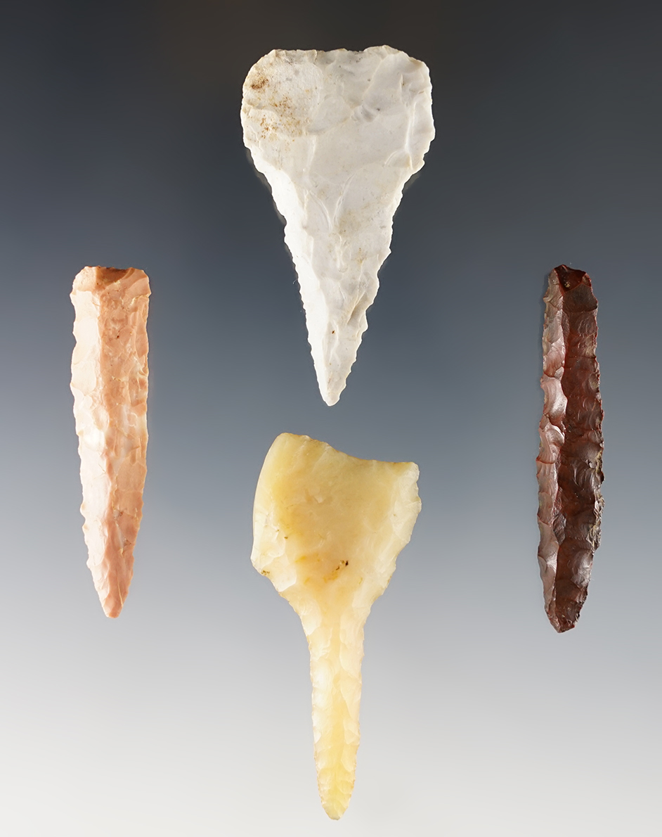 Set of 4 nice Colorado Drills in good condition. The largest is 2".