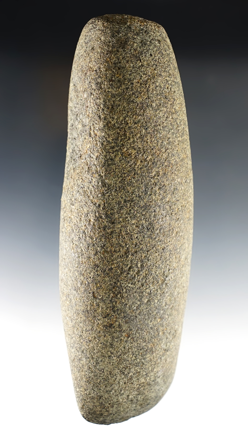 Large 7 1/8" Hardstone Celt found in Licking Co., Ohio. Ex. Gary Noel collection. 