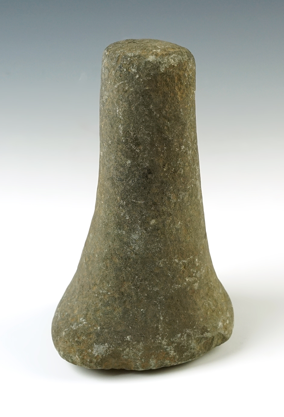 Well patinated 5 1/2" Ohio Bell Pestle in nice condition.