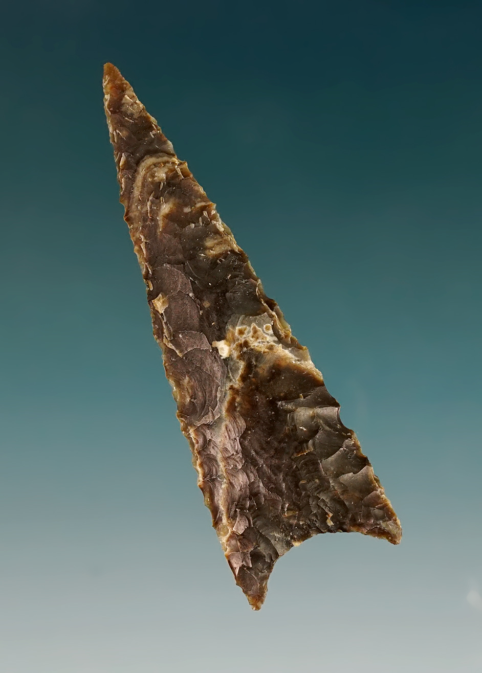 2 1/4" Canalino Triangular found by Al. A. Allenson in California. Comes with a Stermer COA. 
