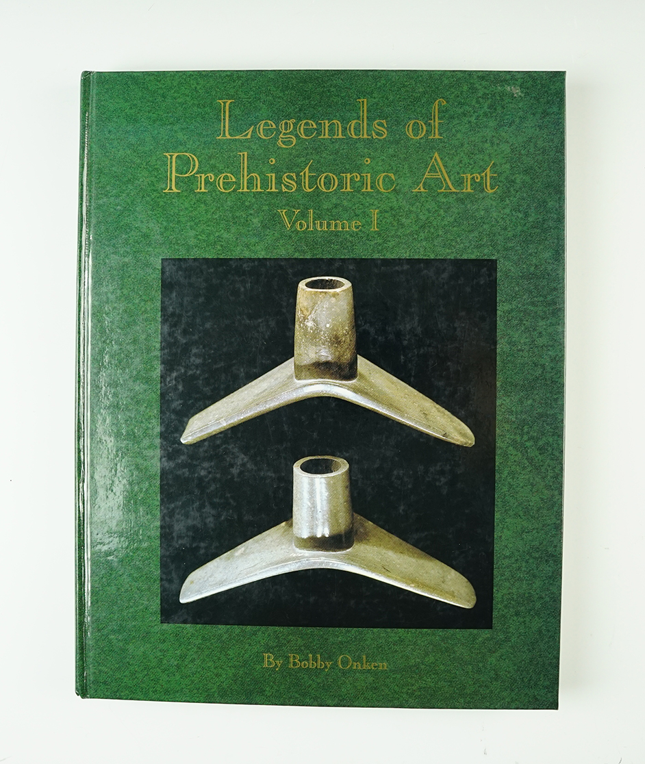 Hardcover Book: "Legends of Prehistoric Art" Volume 1 by Bobby Onken, copyright 2000. 