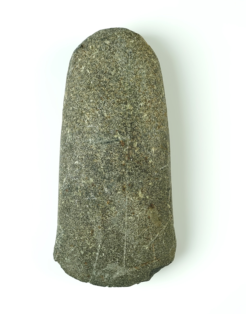 7 1/16" Flared-Bit Celt found near Van Buren, Grant Co., Indiana by Gary Nelson.