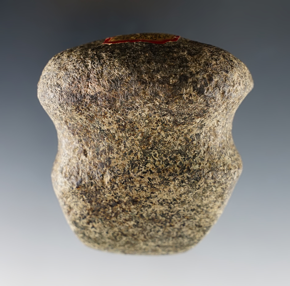 2 13/16" Full Groove Axe found by Lester L. Pielas, Nov. 28th, 1947, Clay Co., Illinois.