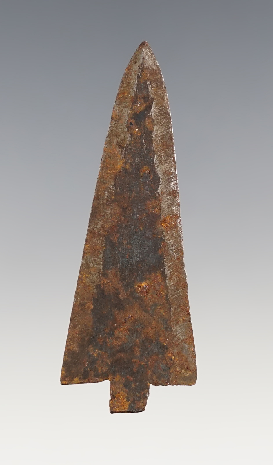 2 5/16" historic period Iron trade arrow in nice condition.