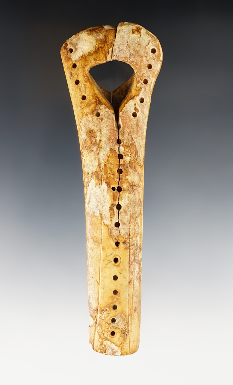 Nice 5 3/8" Shaft straightener - Inuit/ Eskimo,  Circa CE 1300-1500.