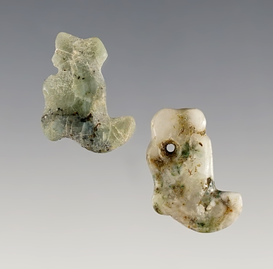 Pair of Coatimundi ornaments, Guanacaste Province, Nicoya Region, Costa Rica