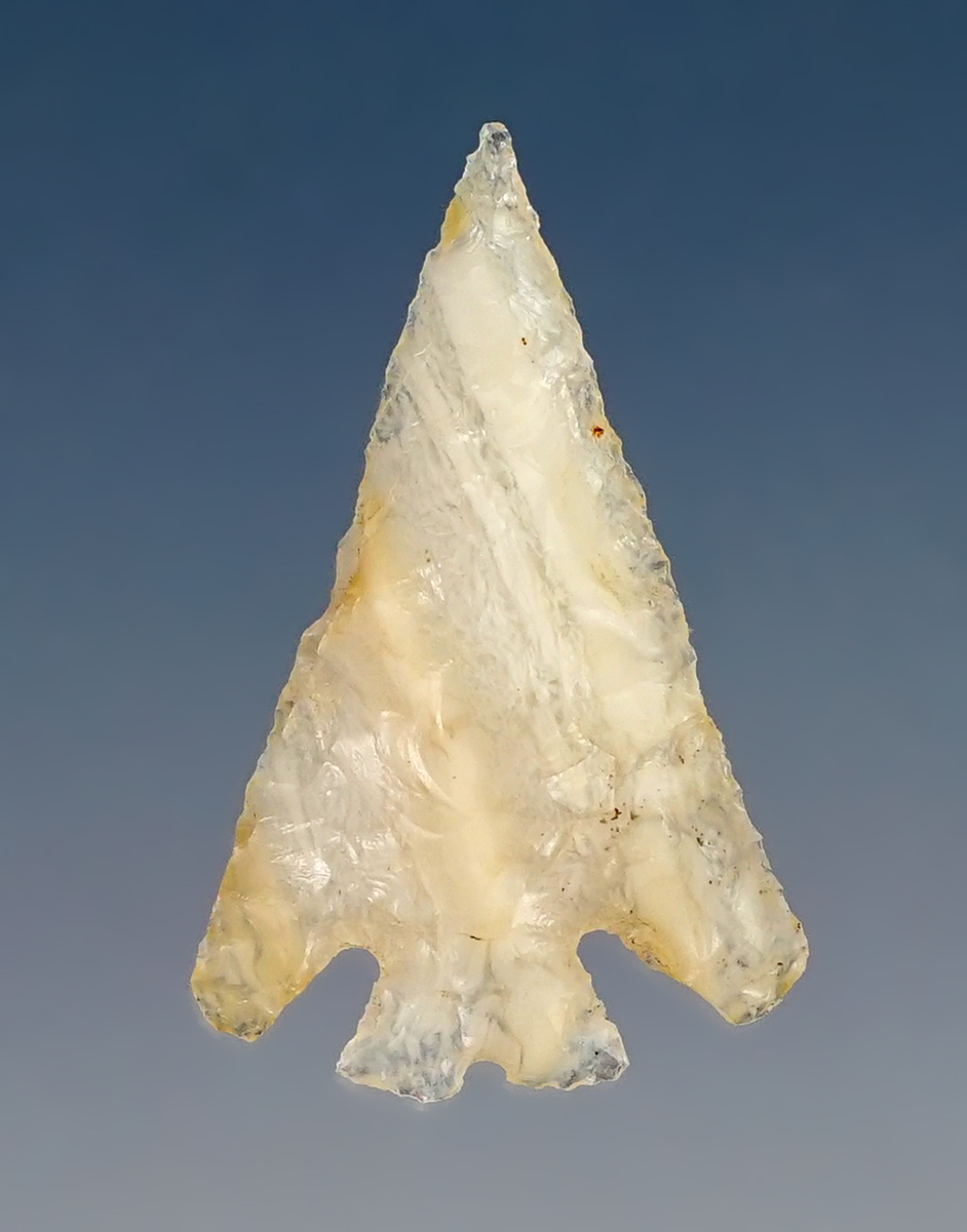 1 1/16" Columbia Plateau Split Stem made from beautiful semi translucent striped agate. 