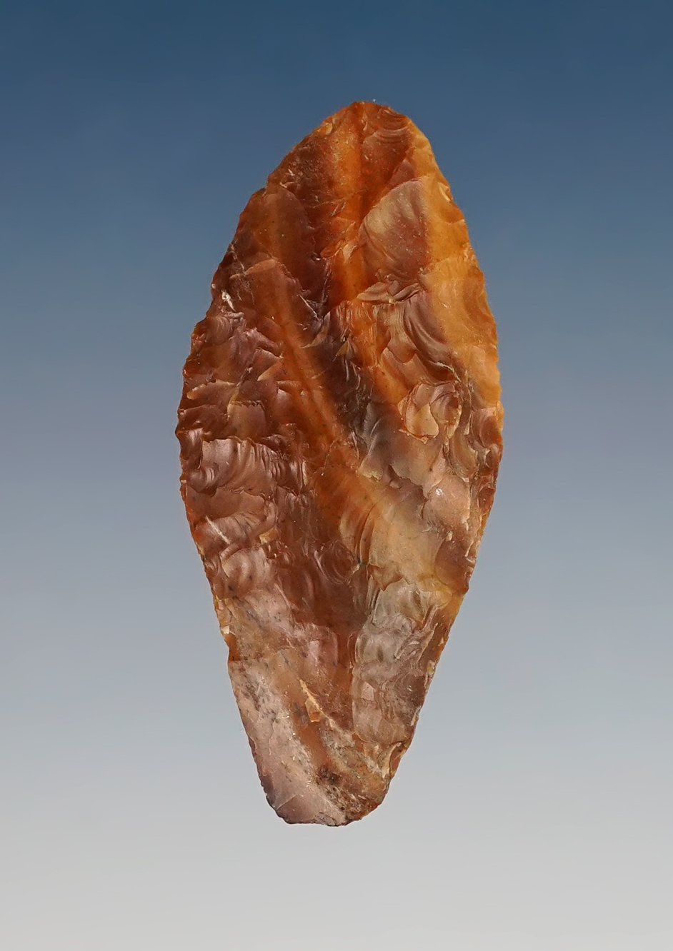 1 5/8" Paleo Spedis Point made from beautiful multicolored material.  Columbia River.