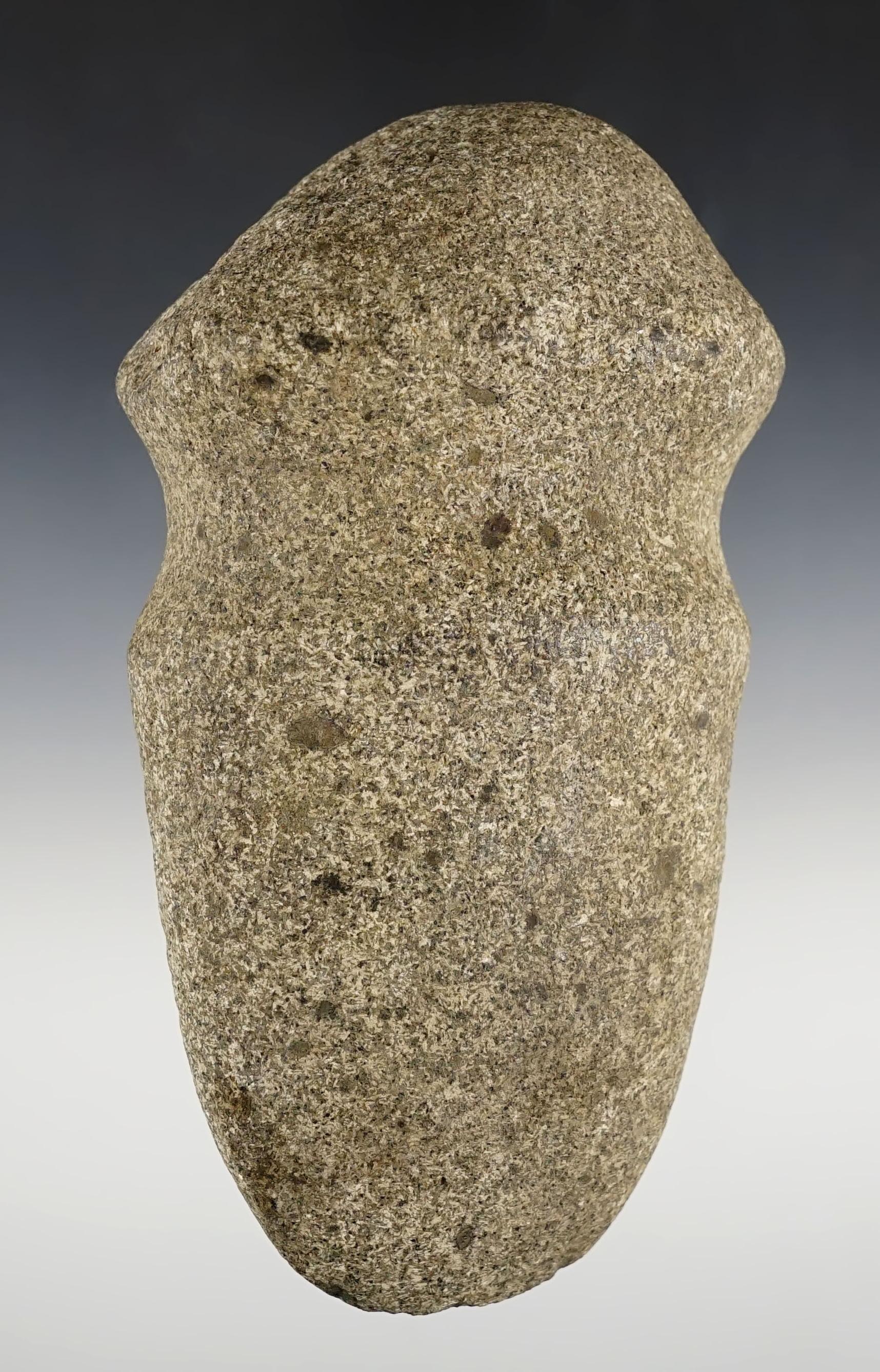 6 1/4" Full Grooved Hardstone Axe found in Ohio. 