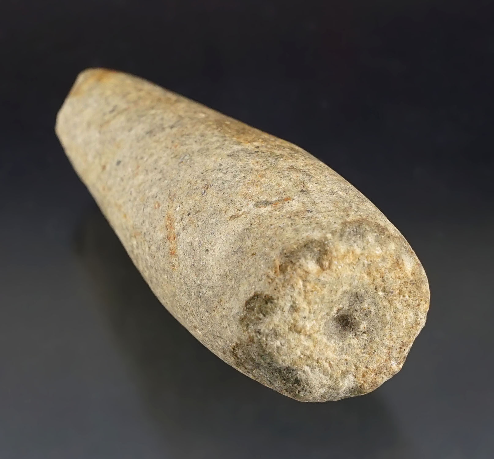 4 1/8" long Hardstone Pipe Preform found in Hardin Co., Ohio. Ex. Mumaw collection. 