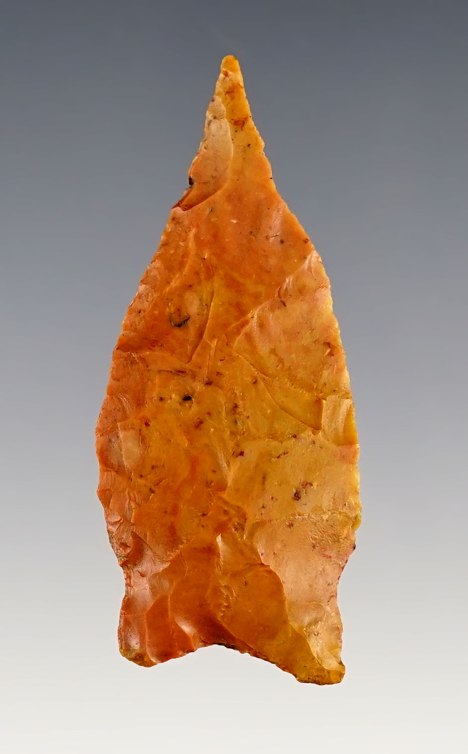 1 15/16" San Patrice made from Crowley's Ridge Cobble Chert. Found in Clay Co., Arkansas. 