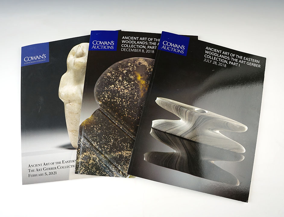 3 Cowan's Auctions Catalogs: Ancient Art of the Eastern Woodlands: The Art Gerber Collection
