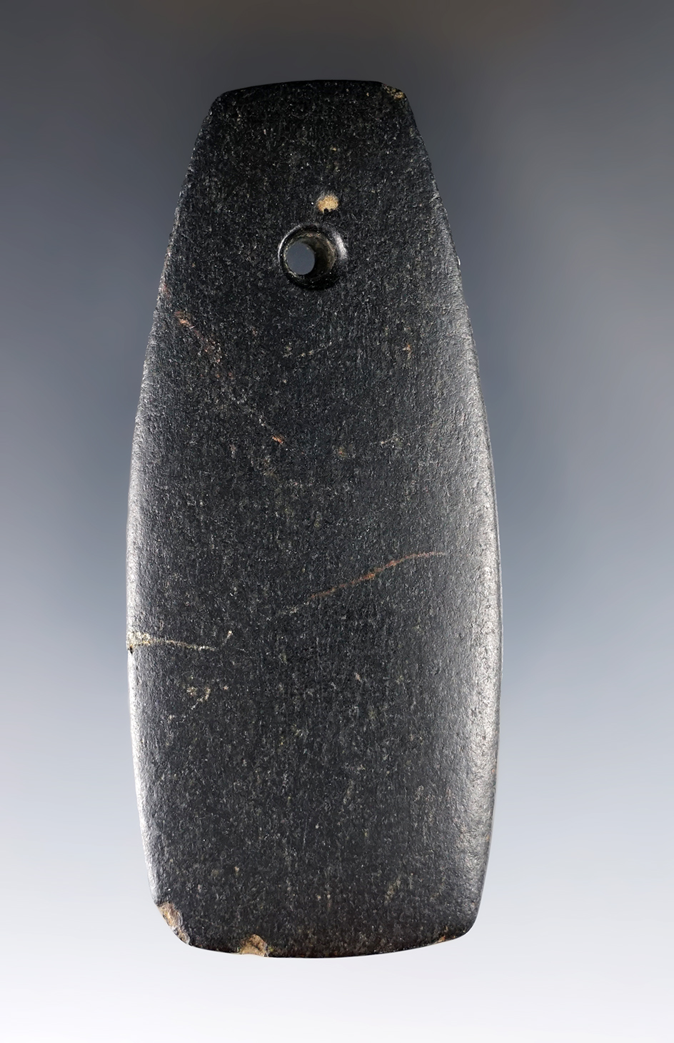 3 3/8" Woodland Trapezoidal Pendant - Hardstone. Found in Heckman Co., Kentucky. Pictured!