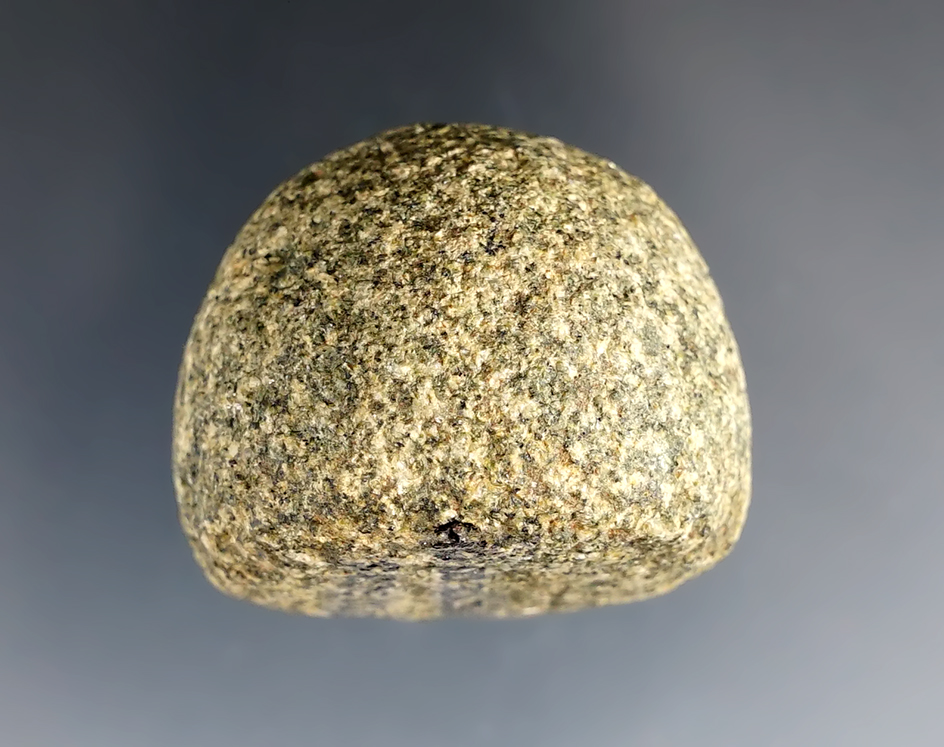 1 7/16" Cone made from Granite. Found in Lawrence Co., Ohio. Ex. Bill Craycraft Collection. 