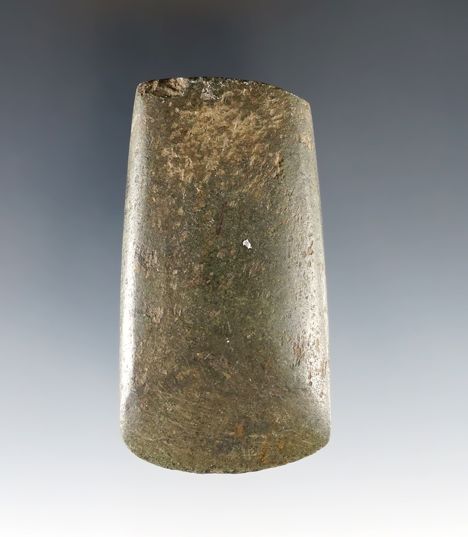 2 3/4" Square-Sided Celt found in Canoga, New York. Nicely made piece.