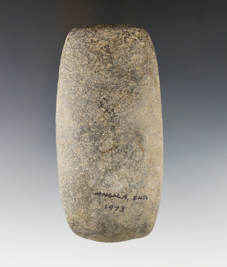 Well patinated 4 1/16" classic style Celt found near Angola, Indiana in 1973.