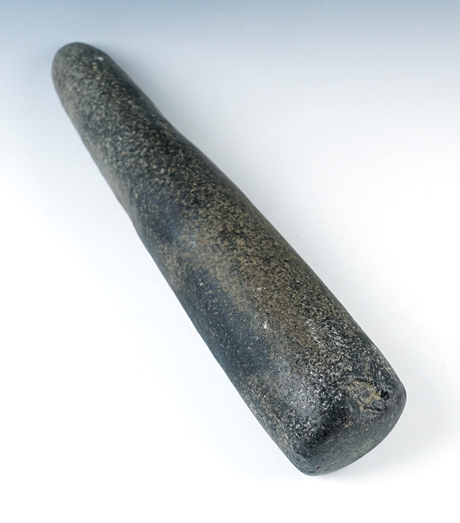 Large 11 1/2" California Pestle made from Hardstone. Ex. Matt Lay collection.