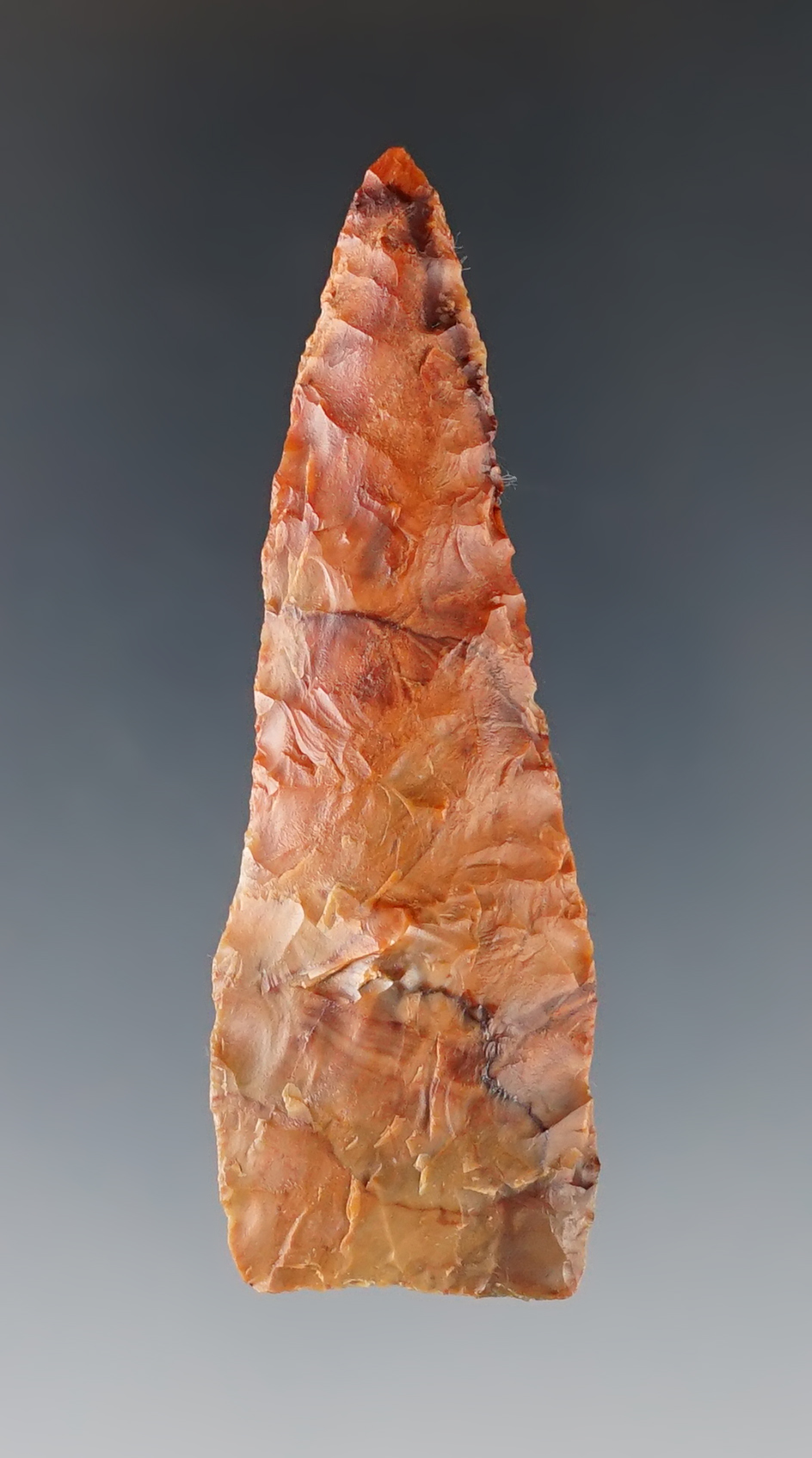 2 9/16" knife made from beautifully colored variegated Jasper. Found near the Columbia River.