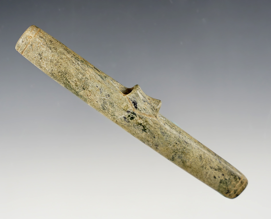 Beautifully crafted Tairona 4 1/8" long Pectoral Pendant that is drilled for suspension. Columbia.