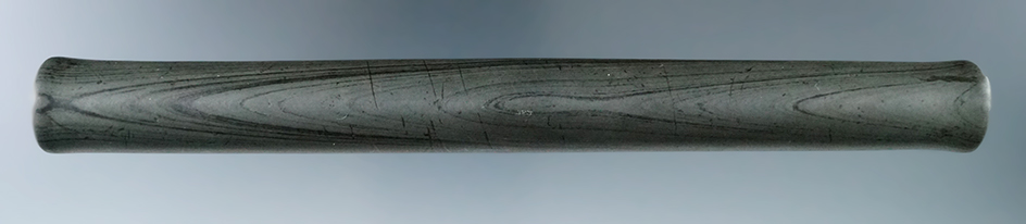 7 3/8" Early Woodland Bar Amulet found in Huron Co., Ohio. Pictured multiple times!