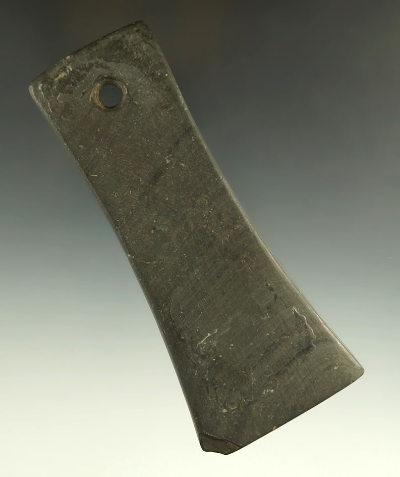 Ex. Wehrle & Driskill! 4 11/16" Adena Bell Pendant found in Logan Co., Ohio.