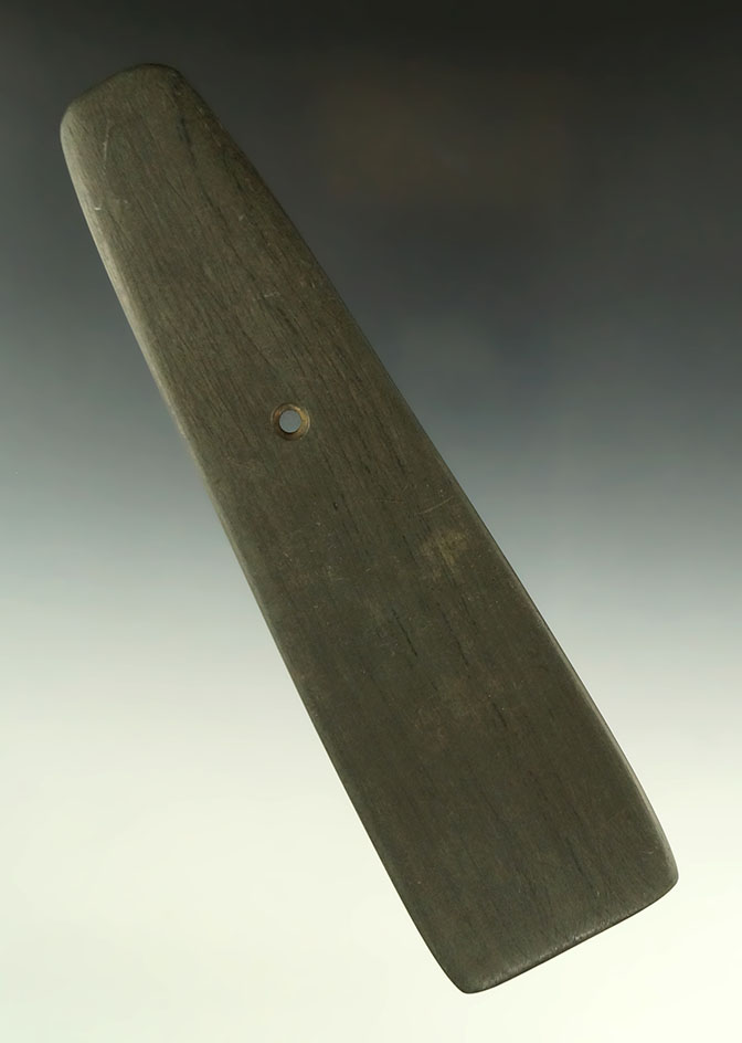 Large & Thin! 6 11/16" Hopewell Trapezoidal Pendant. Ex. Richard Ahlstrom, Dale Roberts. Pictured!