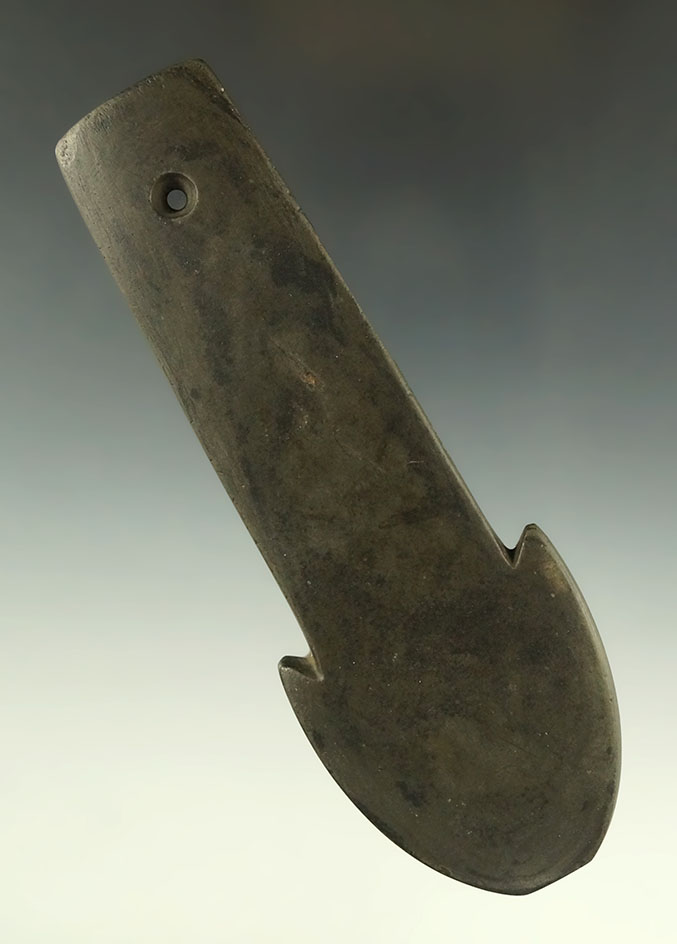 5 1/8" Hopewell Anchor Pendant - Darke Co., Ohio. Ex. Dr. Rowland Bunch, Raymond Vietzen.