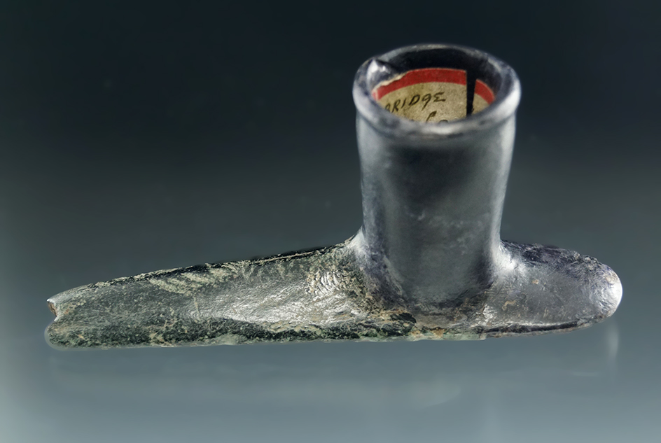 4 3/8" Platform Pipe with restoration found near Bainbridge, Otsego Co., New York