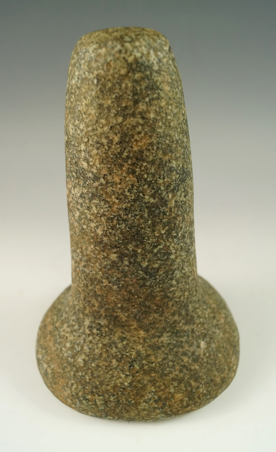 6" Granite Pestle with Nutting Divot found in Ohio.  Ex. Richard Shively.