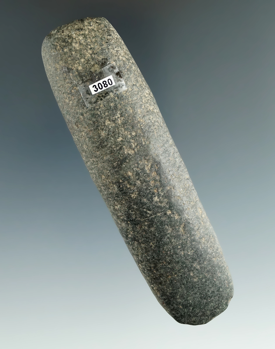 3 15/16" Hardstone Chisel found in Miami Co., Ohio.  Ex. Petry.