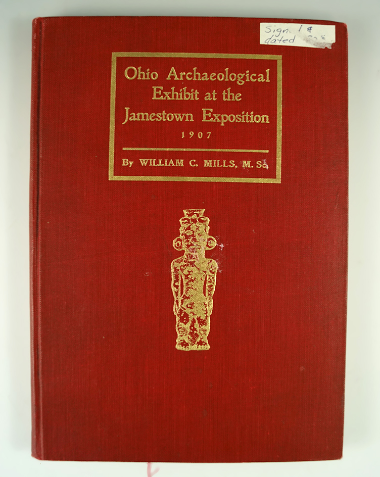 Ohio Archaeological Exhibit at the Jamestown Exposition 1907 by William C. Mills.  Signed