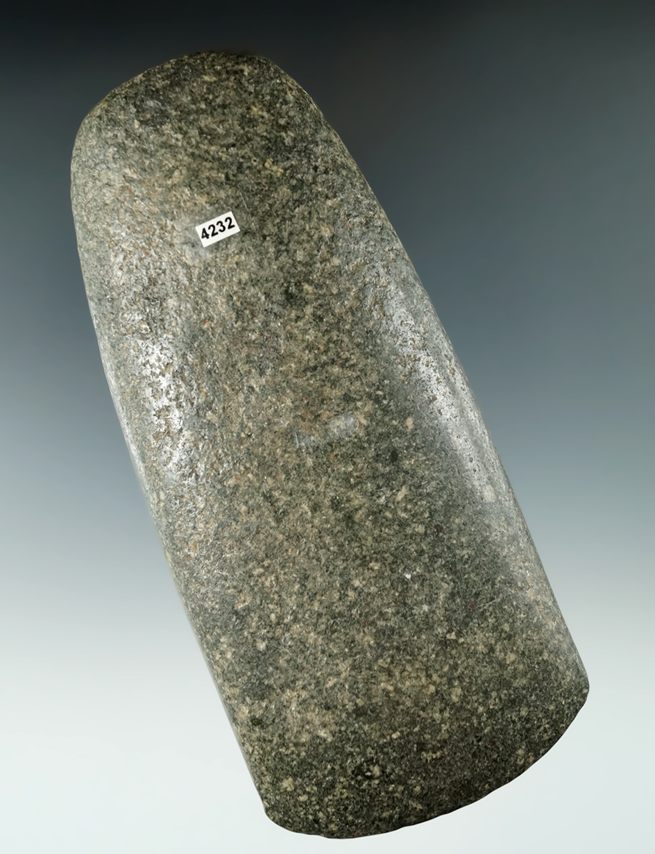 5 7/8" Hopewell Celt found in Michigan.  Ex. Phil Kientz.  Pictured in Who's Who #1.