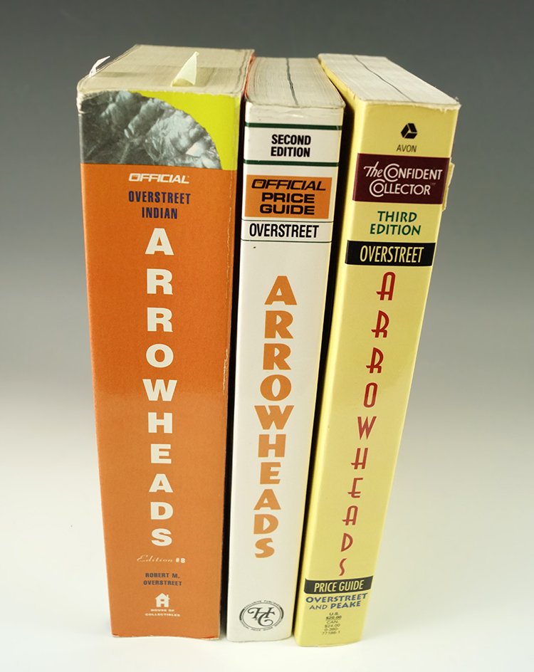 Set of 3 Overstreet Guides: Editions 8, 2, and 3.