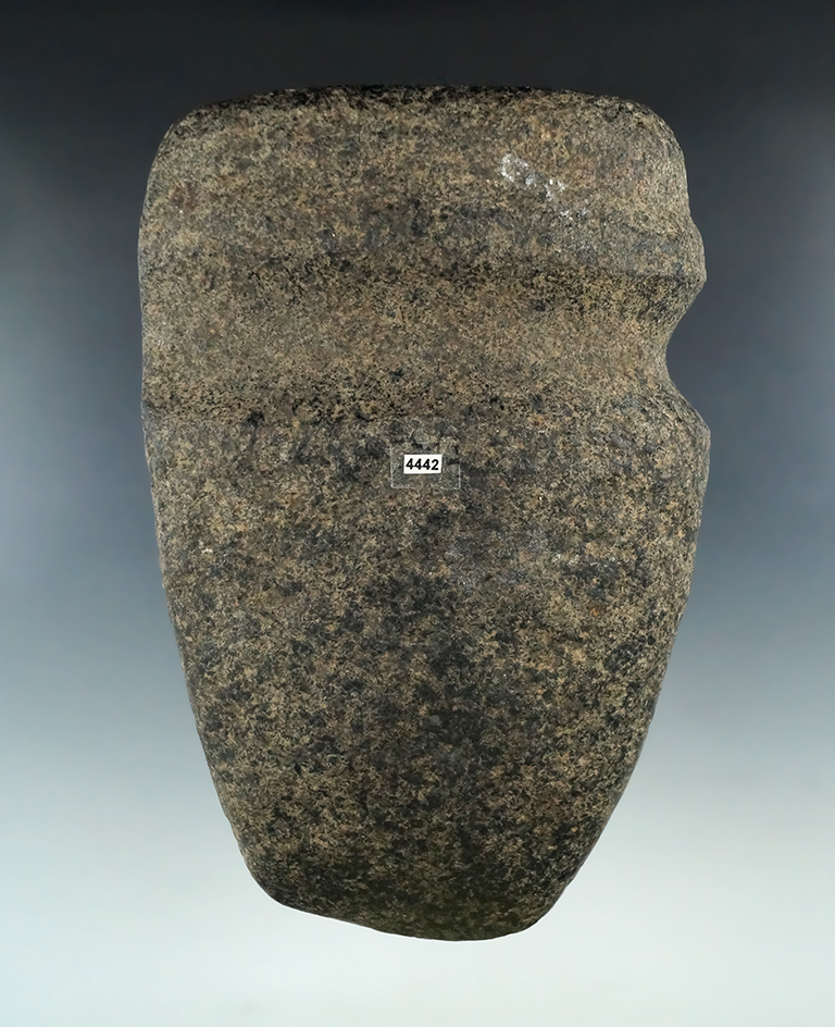 Very rare! 6 7/8" Long Double 3/4 Groove Axe in perfect condition, found in Ohio.