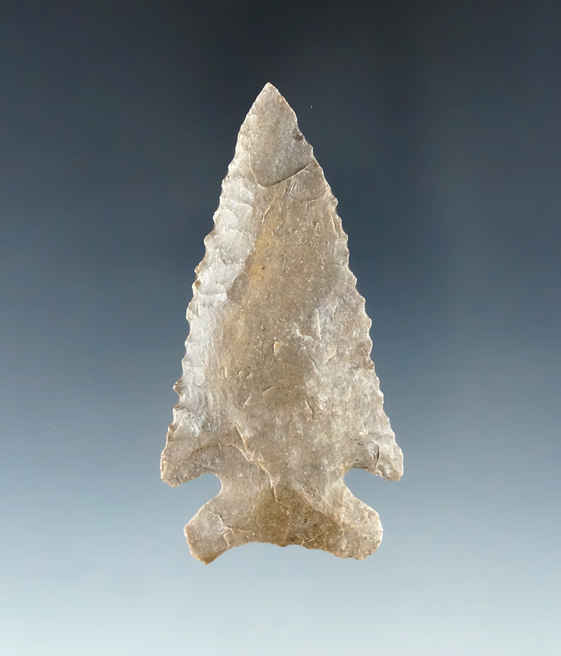 2 3/4" Archaic Bevel found in Indiana.