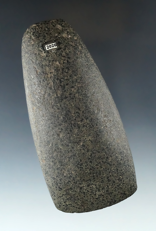 Well defined 4 3/4" Hardstone Adze in perfect condition, Mercer Co., Ohio. Ex. Putterbaugh.