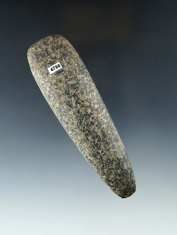 Classic style 4 3/8" Well polished Hardstone Chisel found in Kentucky. Ex. Dr. Glass, Shivley.