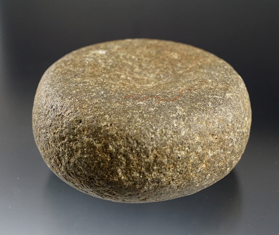 3" Hardstone Discoidal in excellent condition. Found in the Missouri/Illinois area.