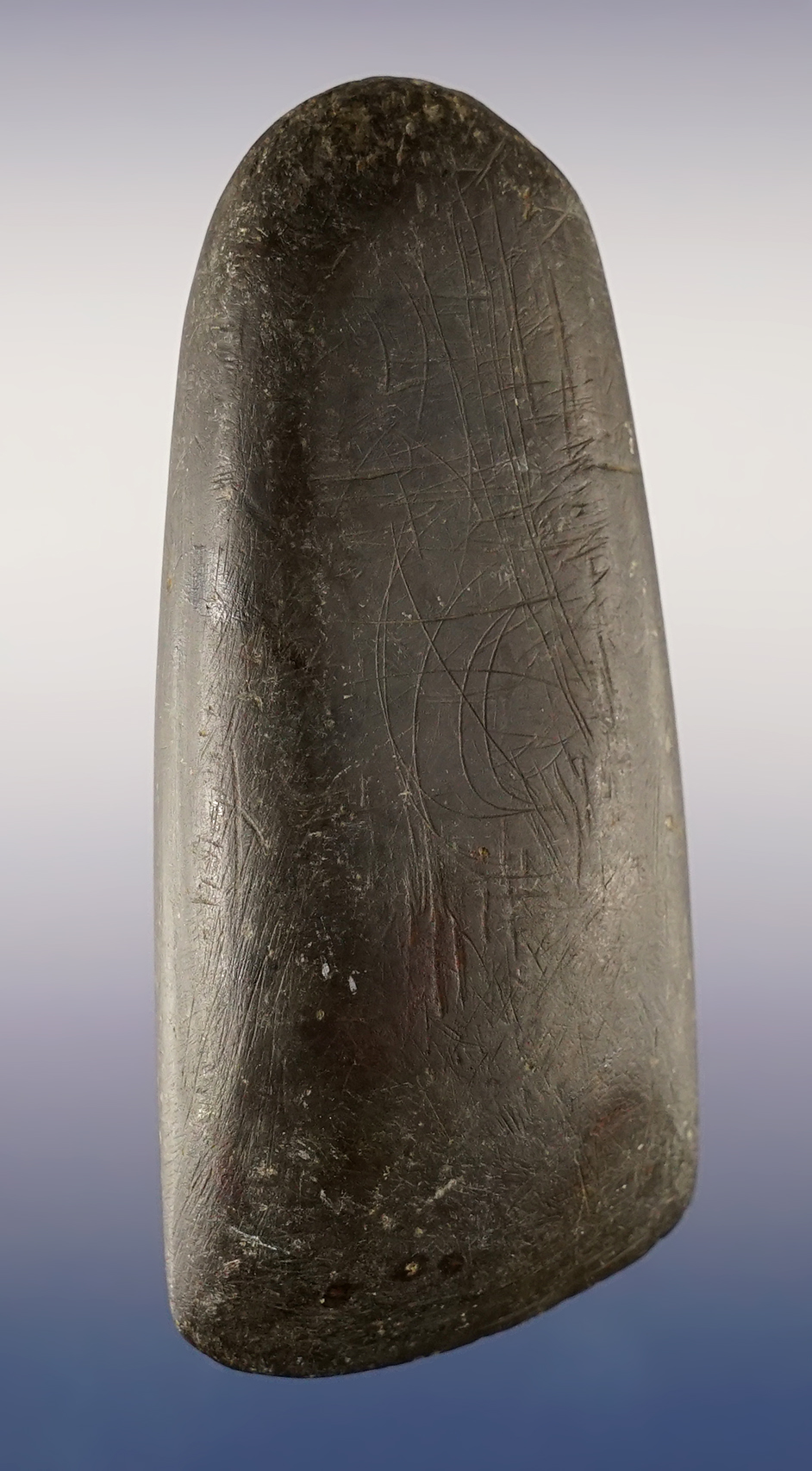 Nicely Engraved 3 13/16" Adze found at Ray Vietzen's in Lorain Co., Ohio. 