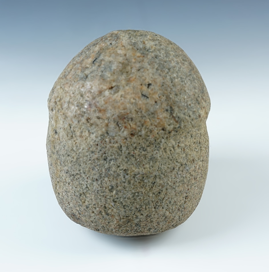 LARGE! 5 1/4" tall x 4 1/4" wide Grooved Maul found near The Dalles, Oregon.