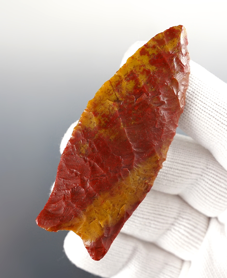 Sale Highlight! 2 7/8" Paleo Fluted Allen made from beautiful Jasper. Found in Wyoming. COA.